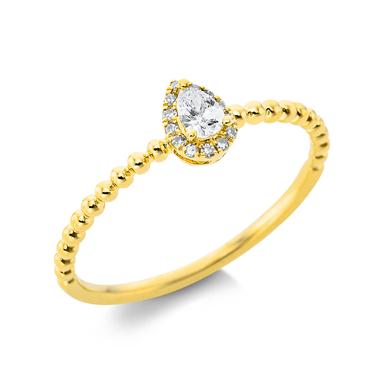 ALTHERR Diamonds Modern Ring Tropfen 0,14 ct. Größe 55 Referenz: 1BF10G855-4 Produktbild 0