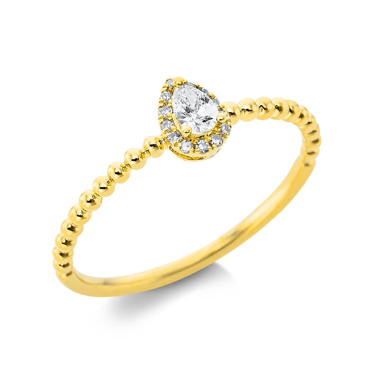 ALTHERR Diamonds Modern Ring Tropfen 0,14 ct. Größe 55 Referenz: 1BF10G855-4 cover url