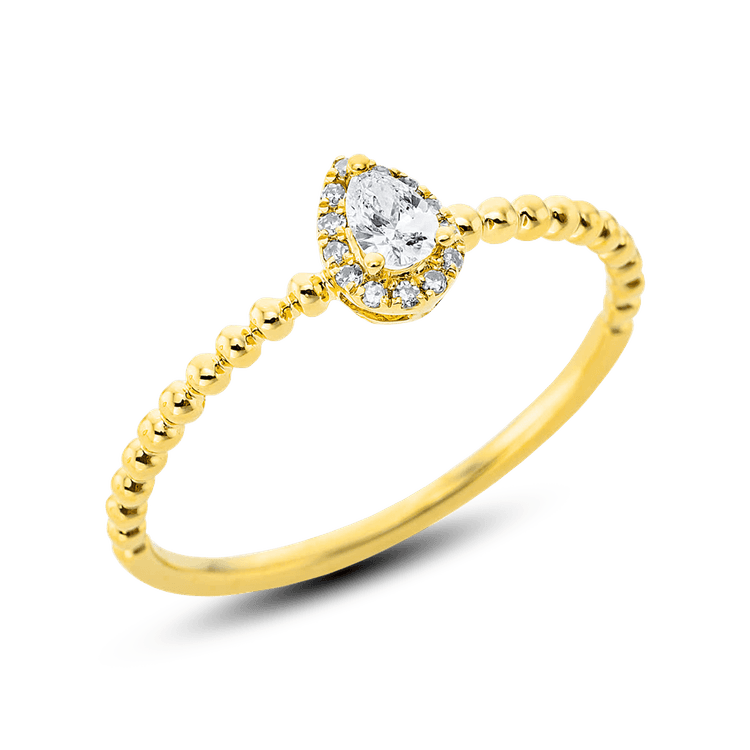 ALTHERR Diamonds Modern Ring Tropfen 0,14 ct. Größe 55 cover url