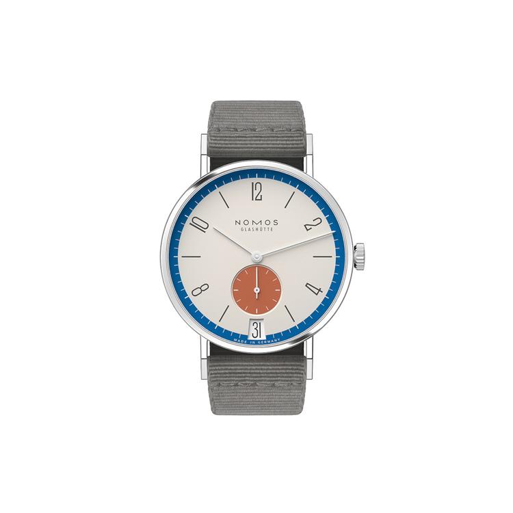 NOMOS Glashütte Tangente 38 Datum Zirkus Referenz: 179.S1 cover url