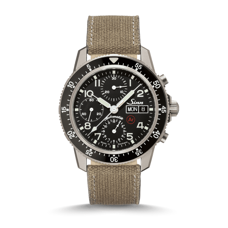 Sinn 103 Ti Ar Fliegerchronograph Rindslederband Referenz: 103.071L cover url