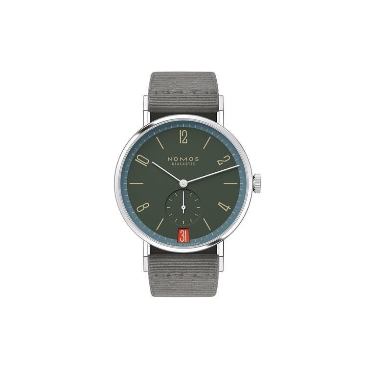 NOMOS Glashütte Tangente 38 Datum Lakritze Referenz: 179.S18 cover url