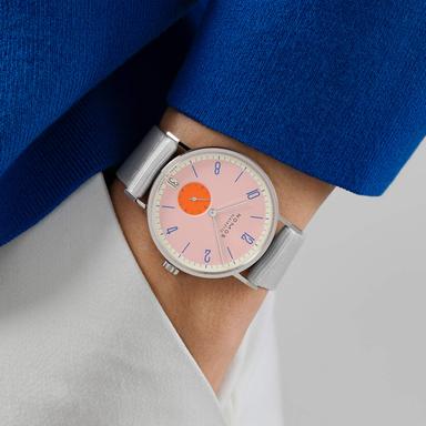 NOMOS Glashütte Tangente 38 Datum Flamingopink Referenz: 179.S12 Produktbild 2